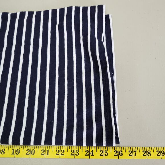 Talbots Womens Plus Short Sleeve Tee Size XL Blue Striped Stars Patriotic Heart - Picture 7 of 9